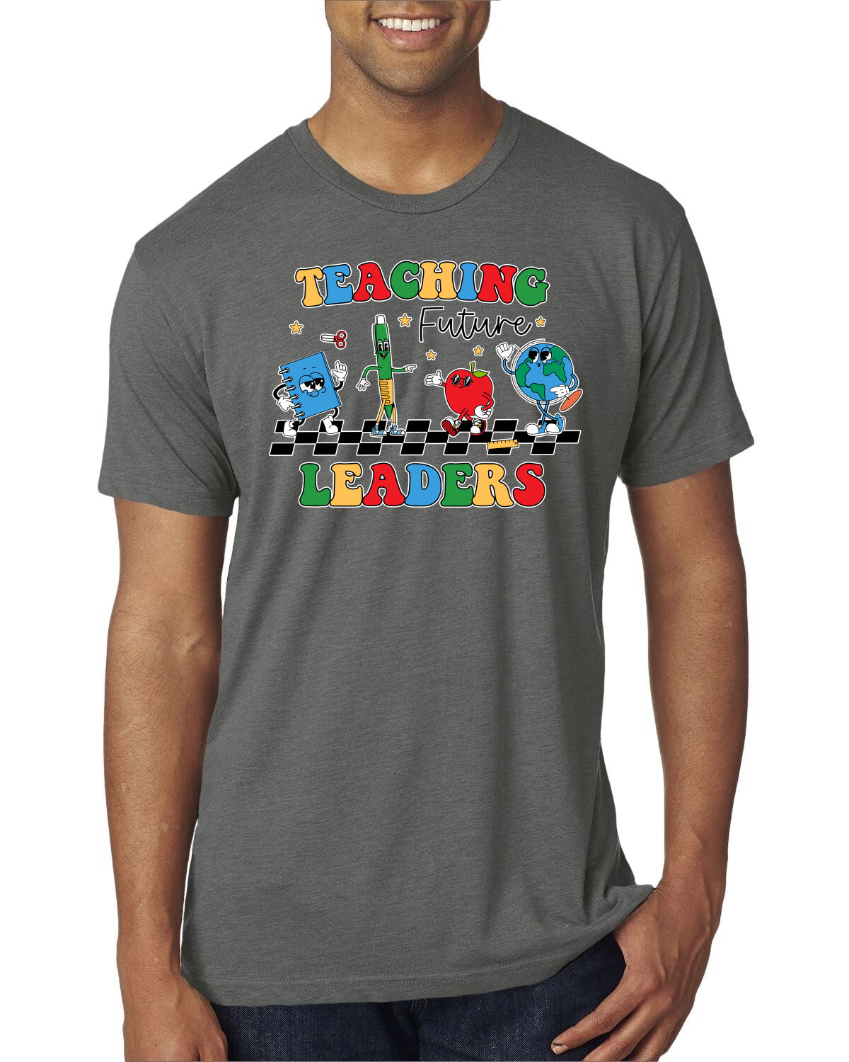 Retro Teaching Future Leaders Back to School Mens Premium T-Shirt