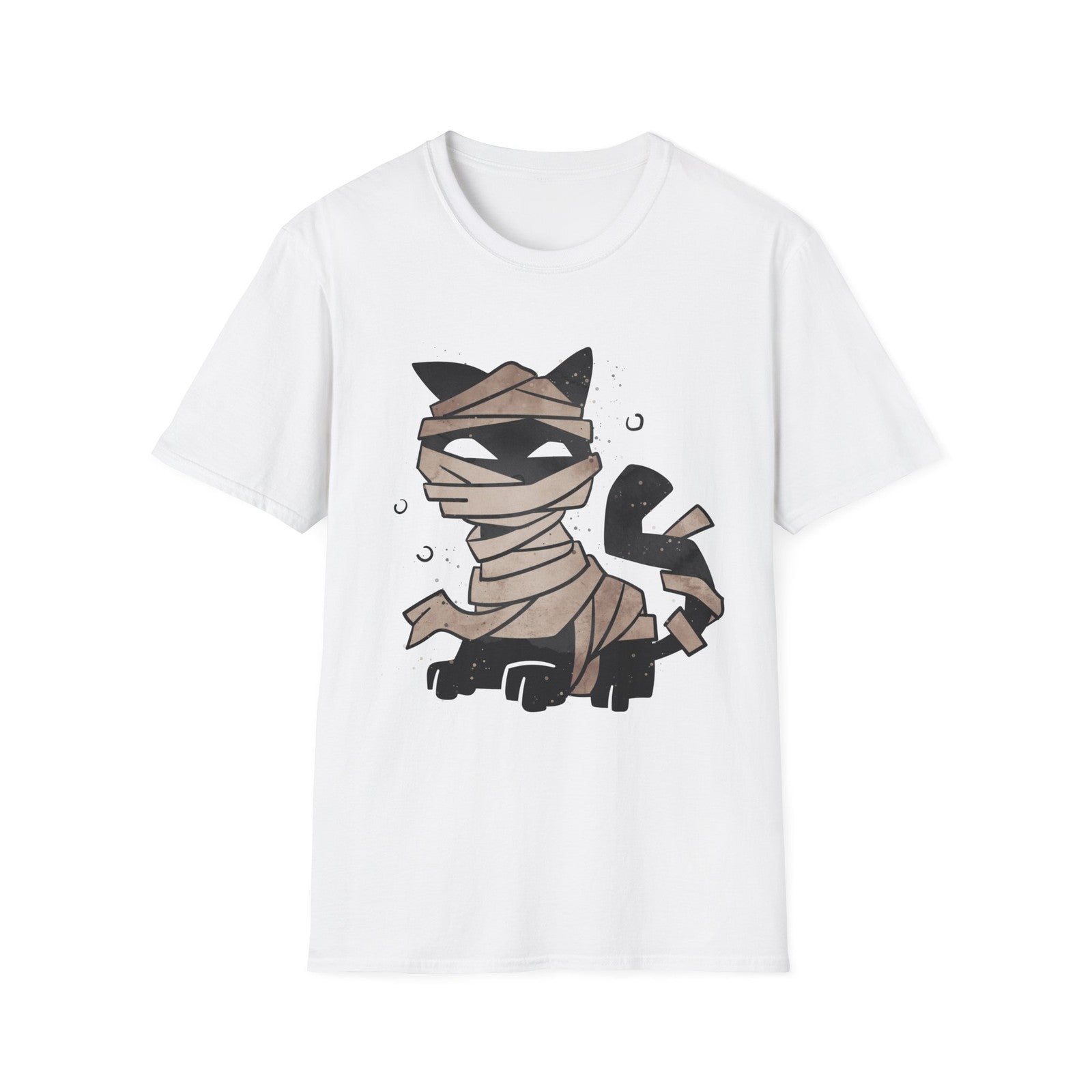 Cute Mummy Cat Halloween T-Shirt, Cat Lover Gift, Halloween Shirt, Cat Tee