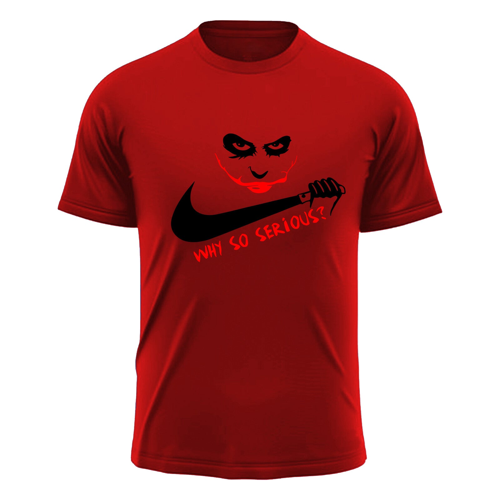 Funny Joker Horror Men Short Sleeve T-Shirt Graphic Halloween Gift USA Tee S-3XL