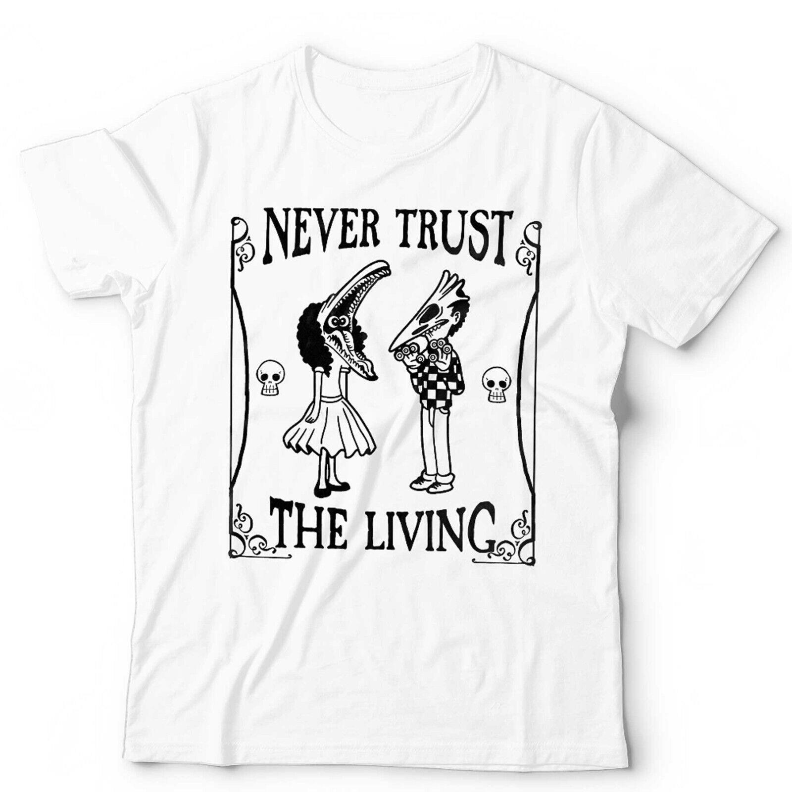 Beetlejuice TShirt Never Trust The LivingUnisex & Kids Halloween Horror Retro