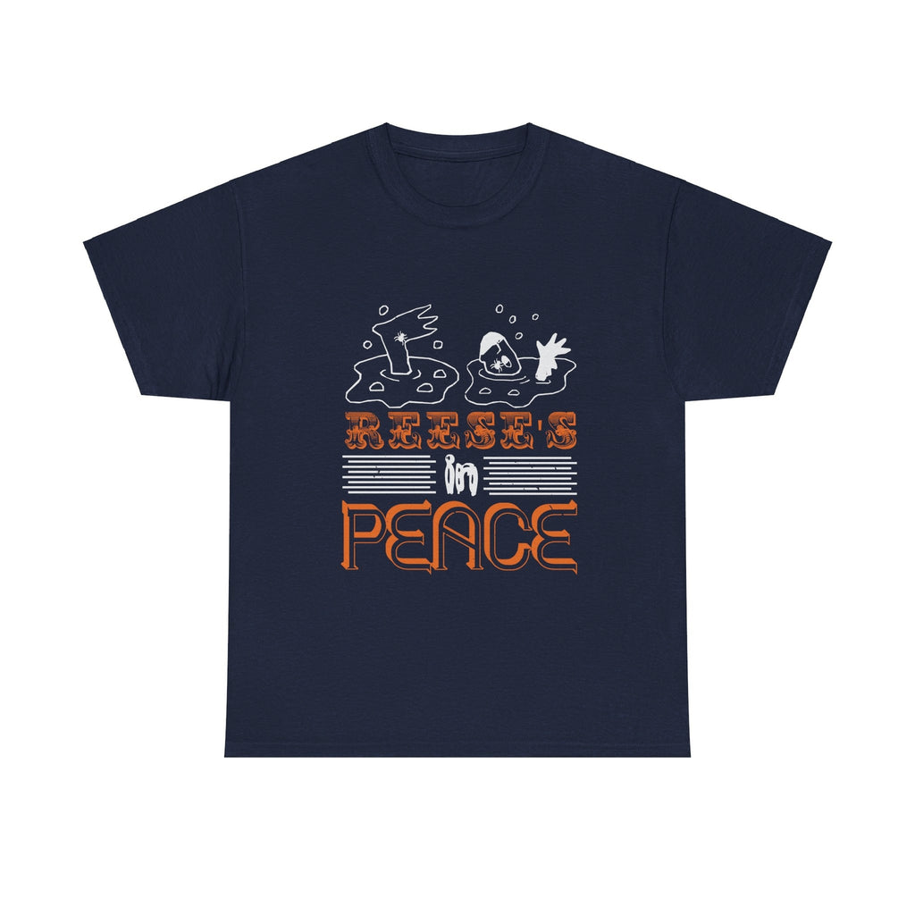 Reese's in Peace funny t shirt Halloween Candy spiders trick or treat costume