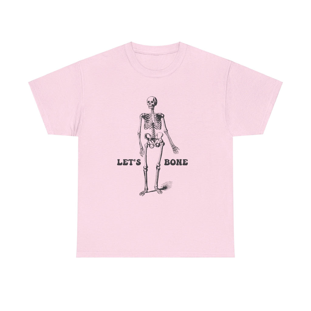 Let's Bone Halloween T shirt skul skeleton costume party trick or treat