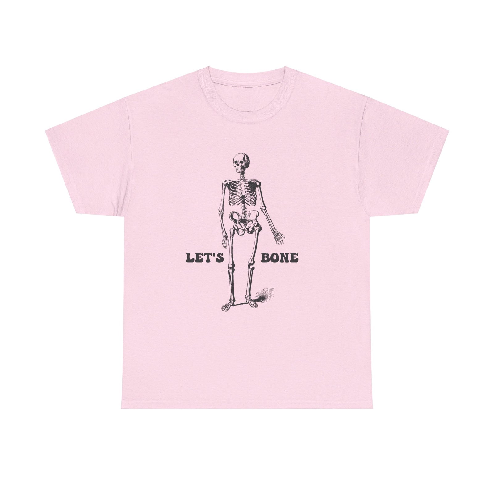 Let's Bone Halloween T shirt skul skeleton costume party trick or treat