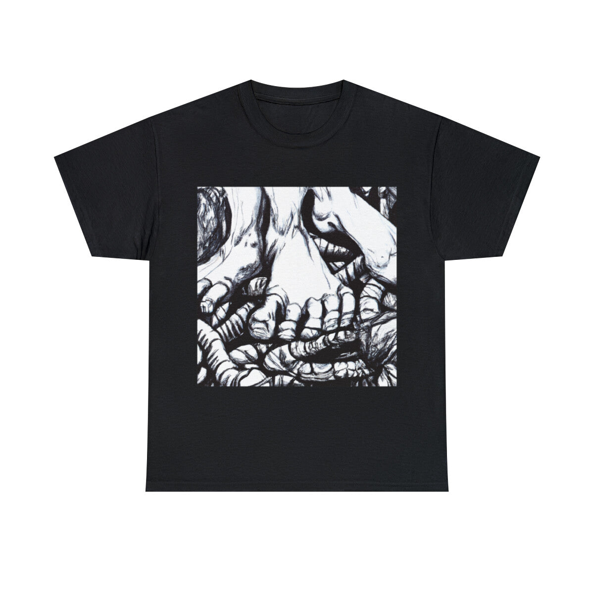 Scary Dark Fantasy Horror T Shirt Halloween Gross Feet Disturbed Streetwear Emo