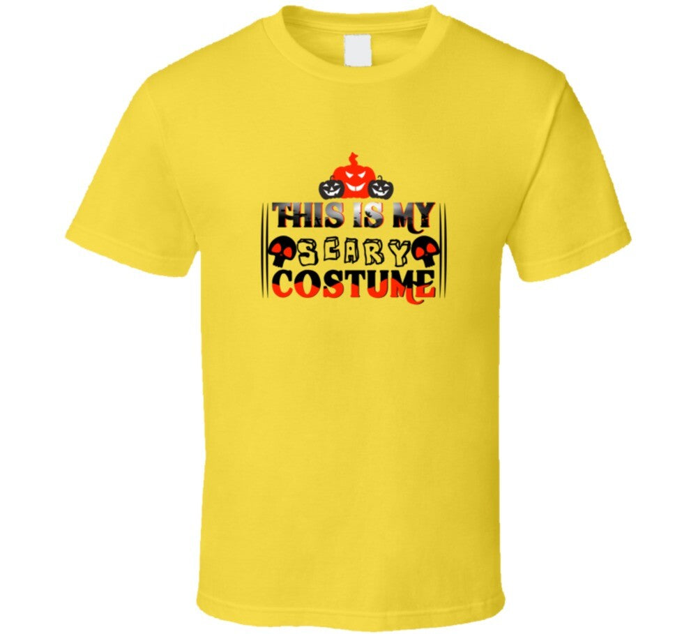 This Is My Scary Costume Anti Halloween Gift Funny T Shirt