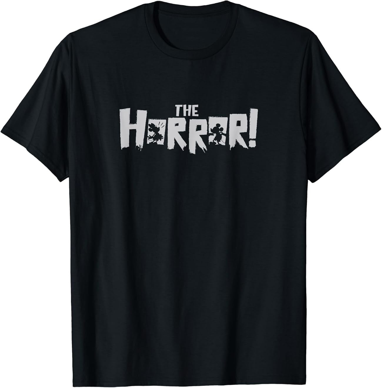 Disney Mickey And Friends Halloween The Horror! Retro Logo T-Shirt