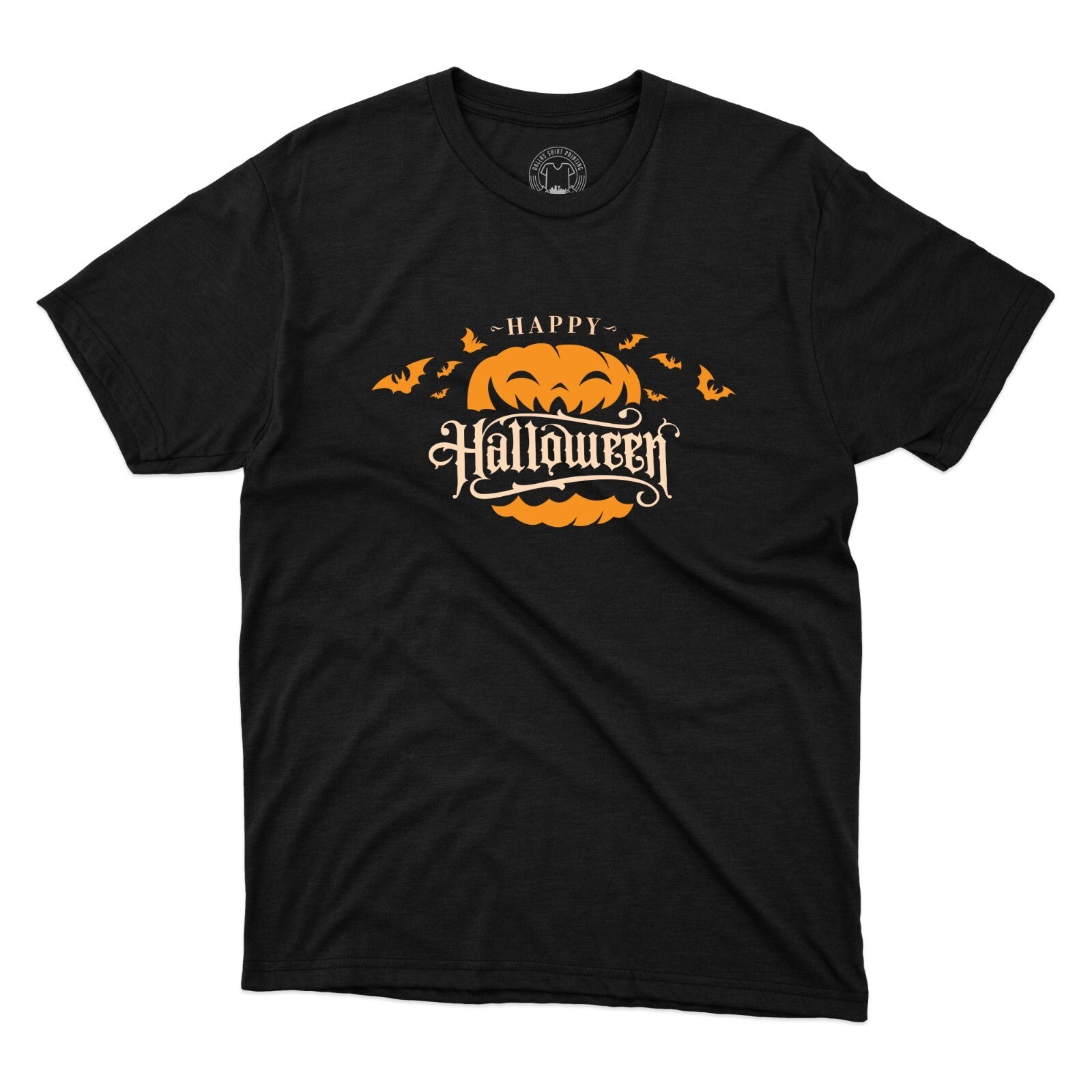 Happy Halloween T-Shirt Trick Or Treat Scary Spooky Pumpkin Costume Printed Tee