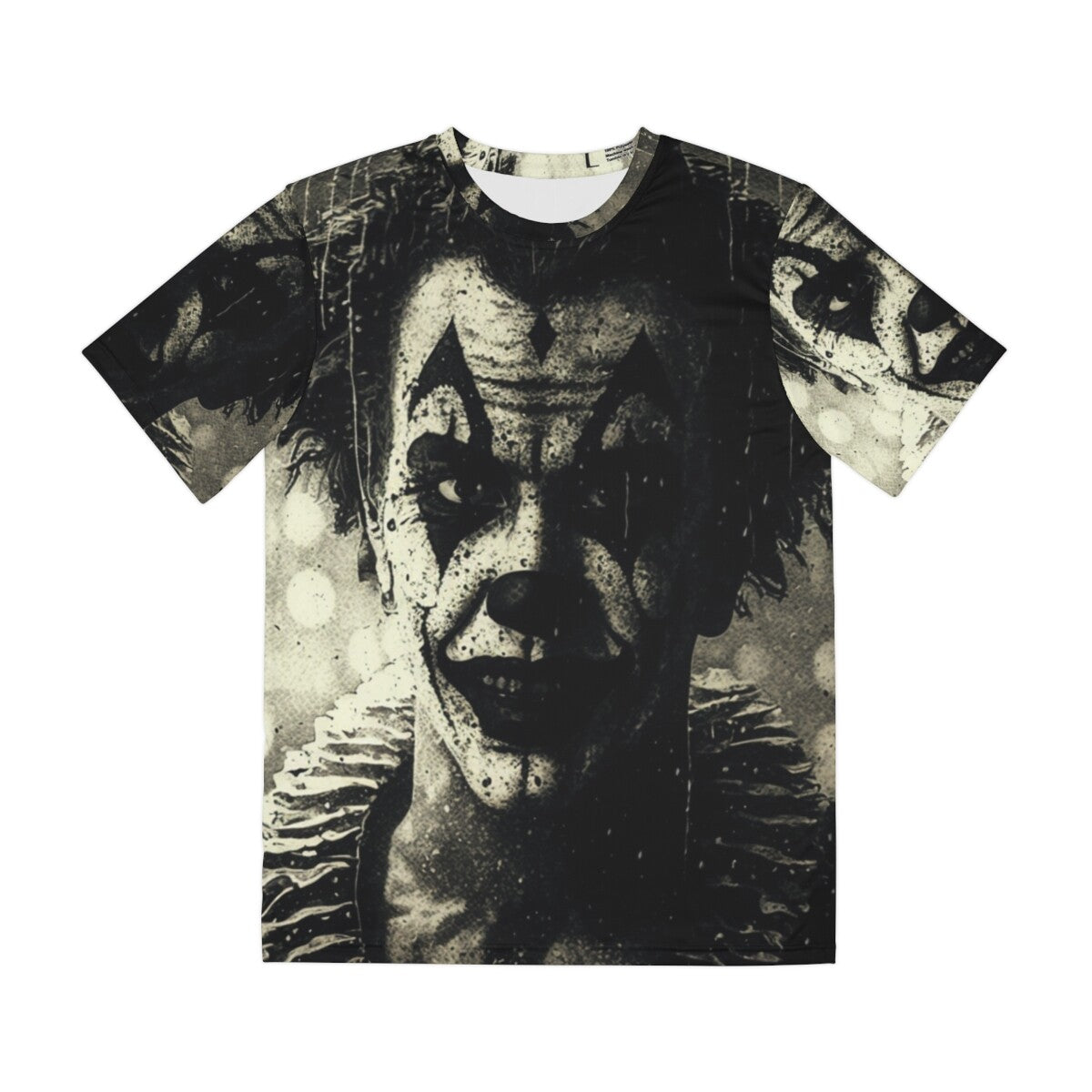 All Over Print T Shirt Halloween Insane Clown Scary Horror Metal Band Creepy AOP