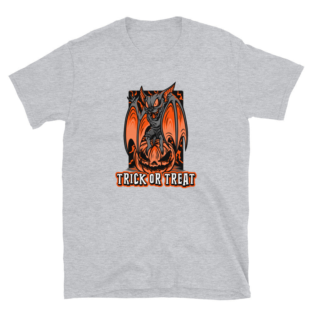 Funny Halloween Pumpkin Trick Or Treat Halloween Short-Sleeve Unisex T-Shirt