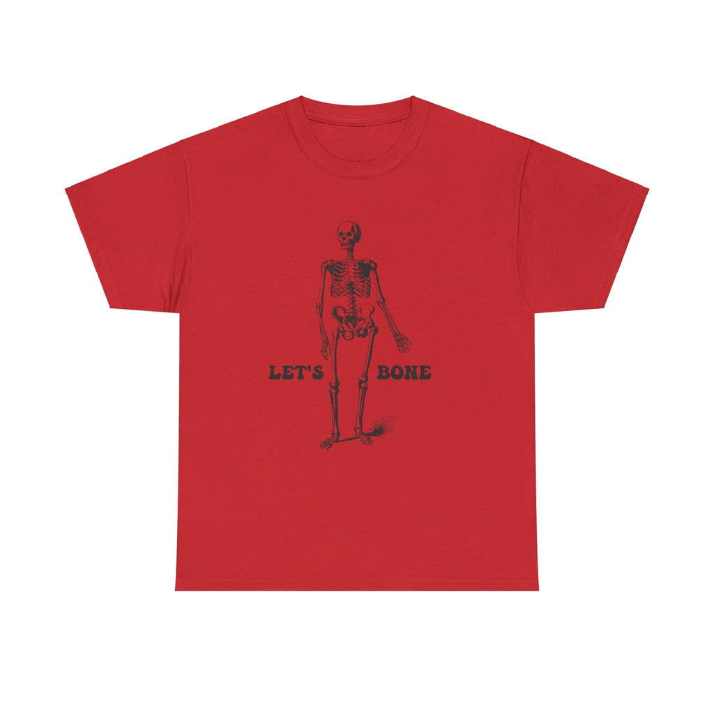 Let's Bone Halloween T shirt skul skeleton costume party trick or treat