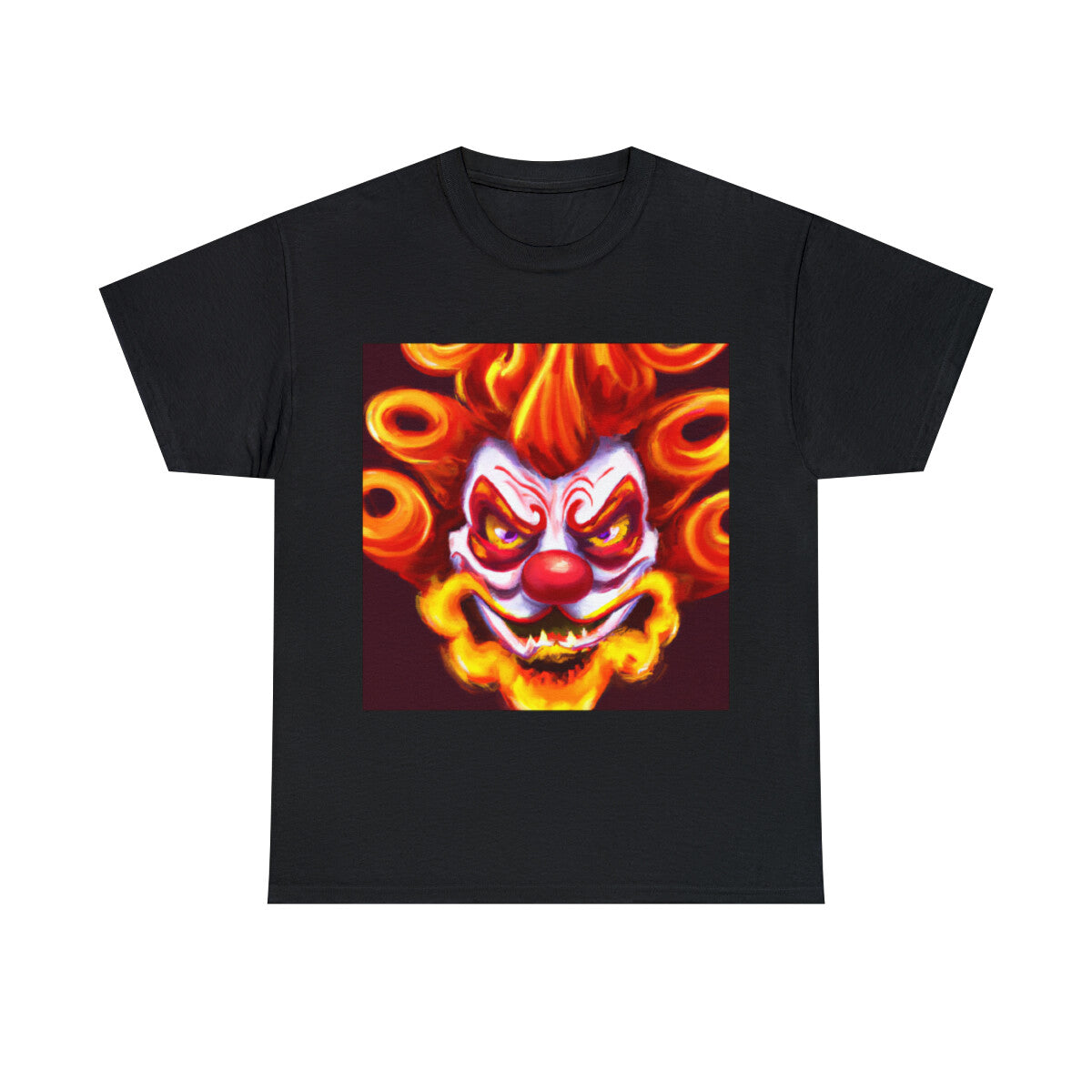 Halloween Evil Clown T Shirt Art Tee Unisex Adult Horror Scary Trick or Treat