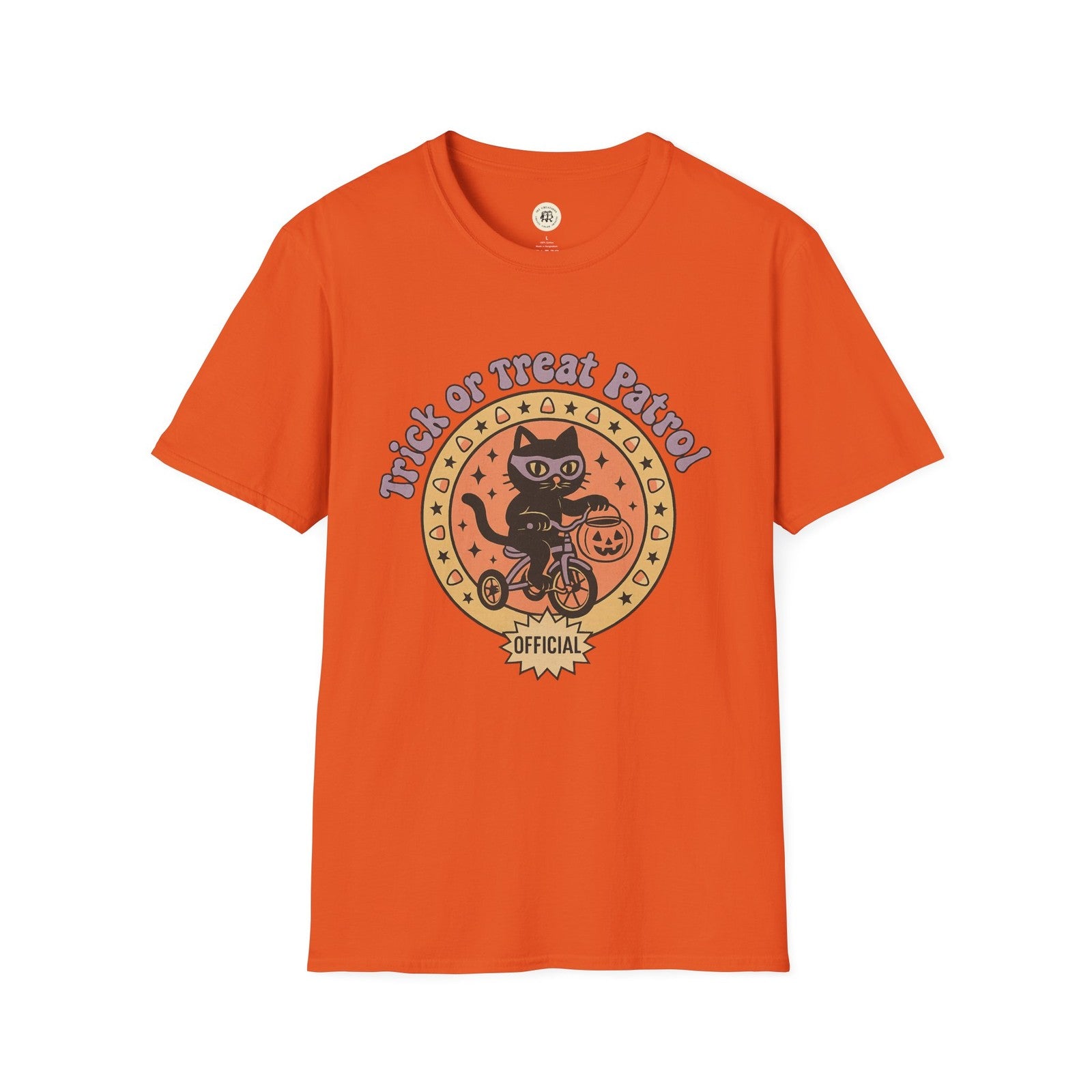 Halloween Cat T-Shirt, Unisex Tee, Trick or Treat Shirt, Spooky Apparel
