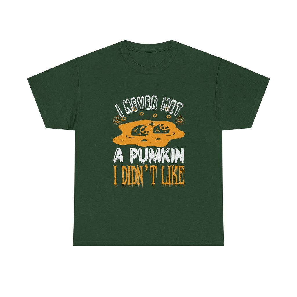 I Never Met A pumkin I Didn"t Like Halloween T shirt Costume Trick or Treat
