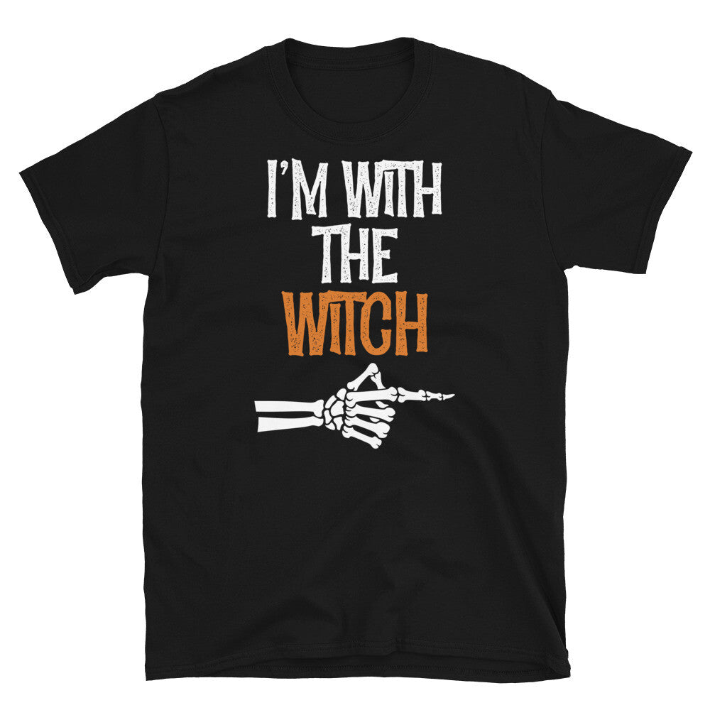 I'm With the Witch Halloween Party Trick or Treat Short-Sleeve Unisex T-Shirt