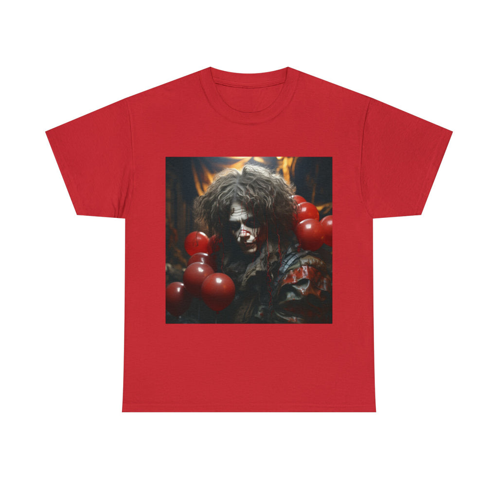 Unisex Adult T Shirt Haunted Clown Scary Horror Halloween Metal Band Gothic Emo