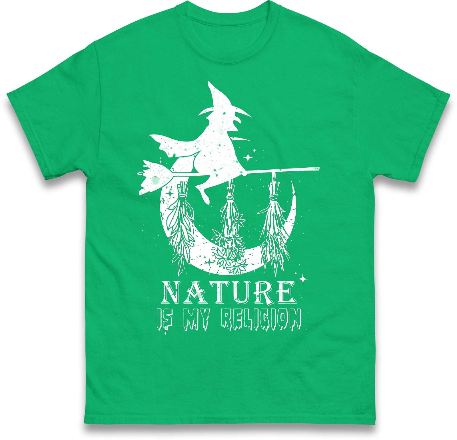 Nature Is My Religion Witch Halloween T-Shirt, Halloween T-Shirt, Trick Or treat