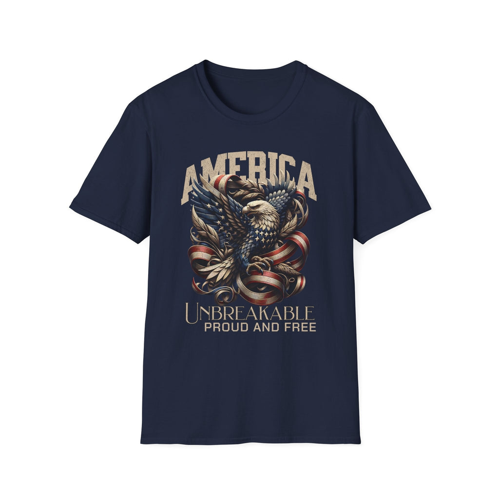 Men's Shirts, America Eagle T-Shirt | Patriotic Tee for Independence Day