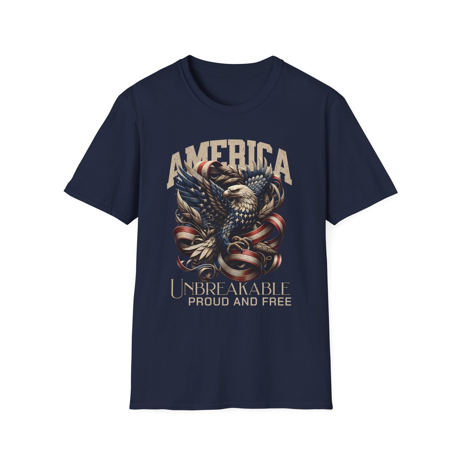 Men's Shirts, America Eagle T-Shirt | Patriotic Tee for Independence Day