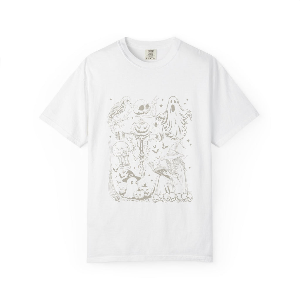 Witch Halloween Shirt | Gothic Scarecrow Ghost Skull Spooky Dark Art Tee