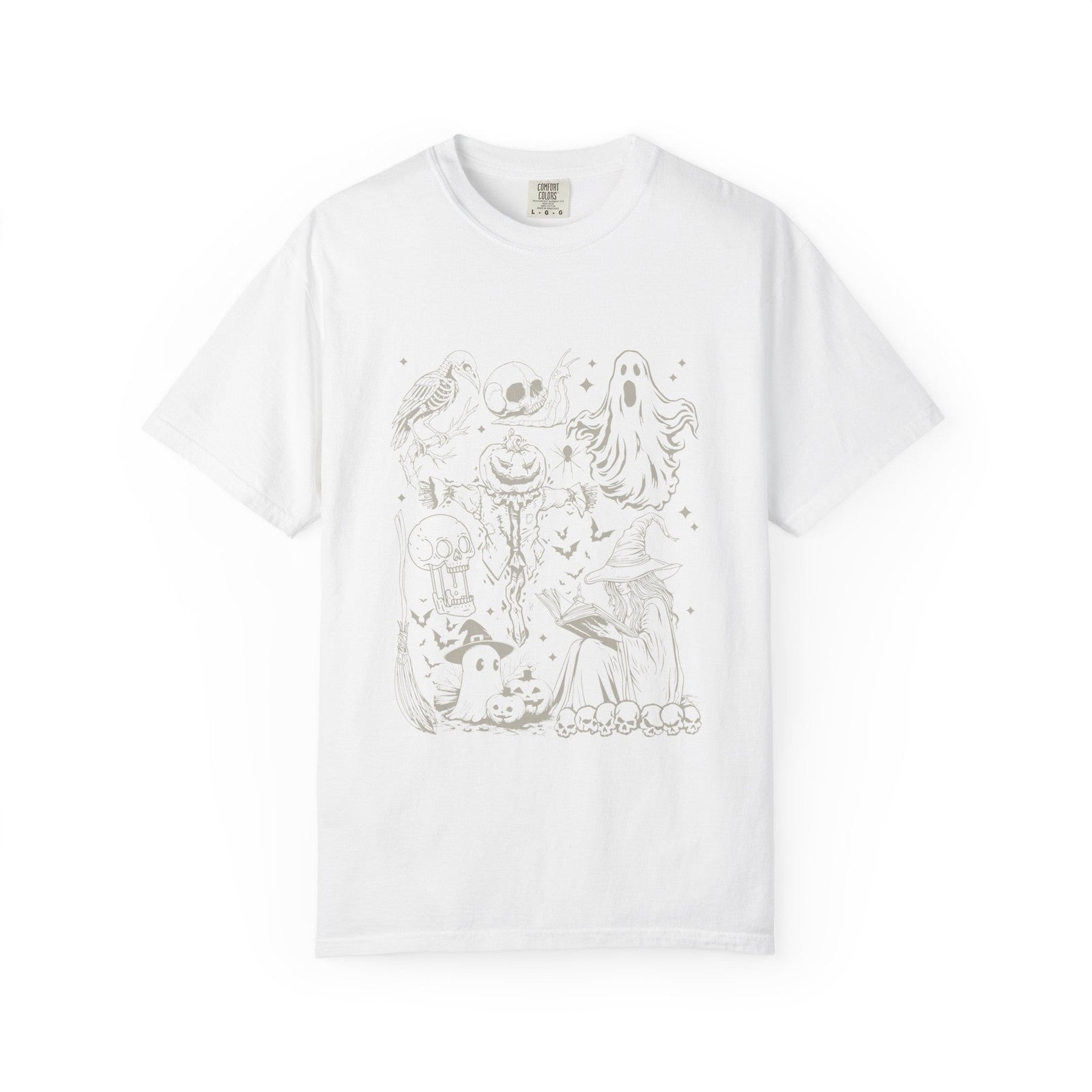 Witch Halloween Shirt | Gothic Scarecrow Ghost Skull Spooky Dark Art Tee