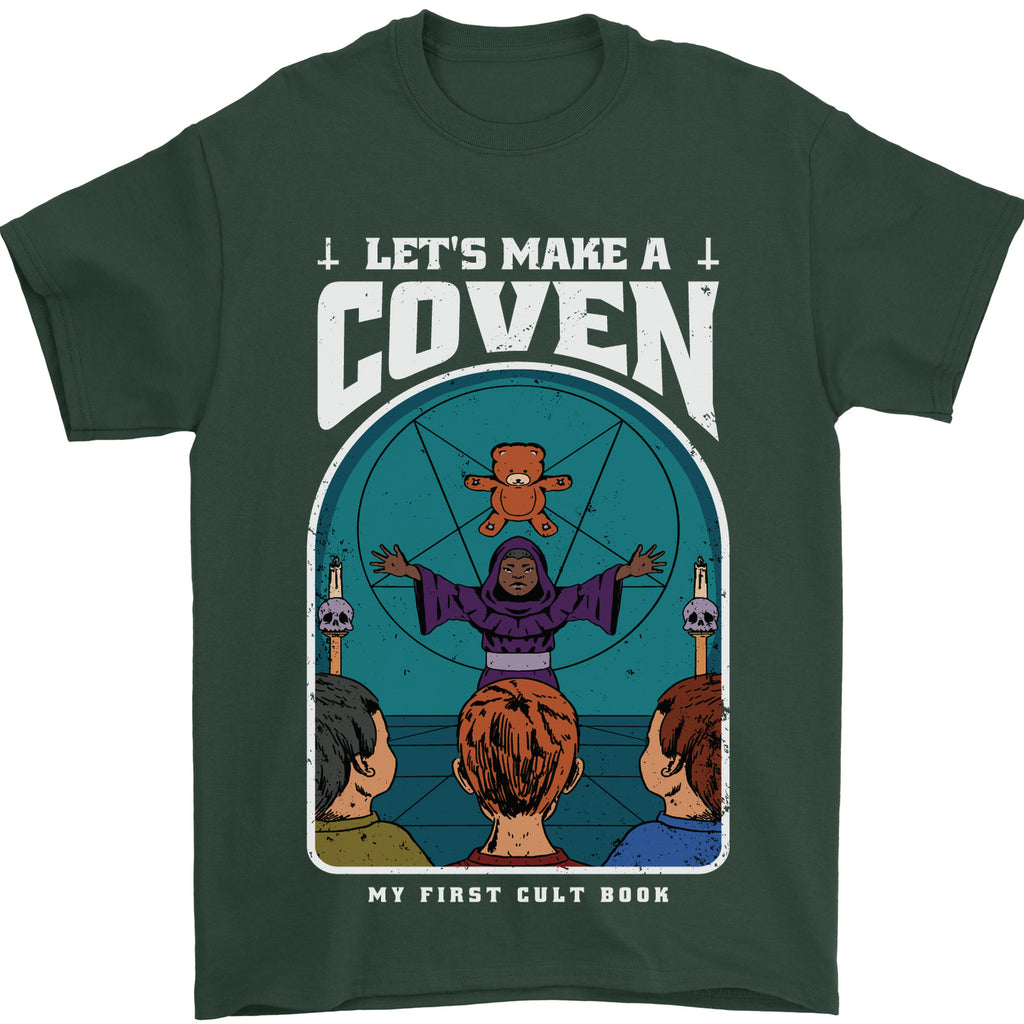 Lets Make a Coven Halloween Satanic Horror Mens T-Shirt 100% Cotton