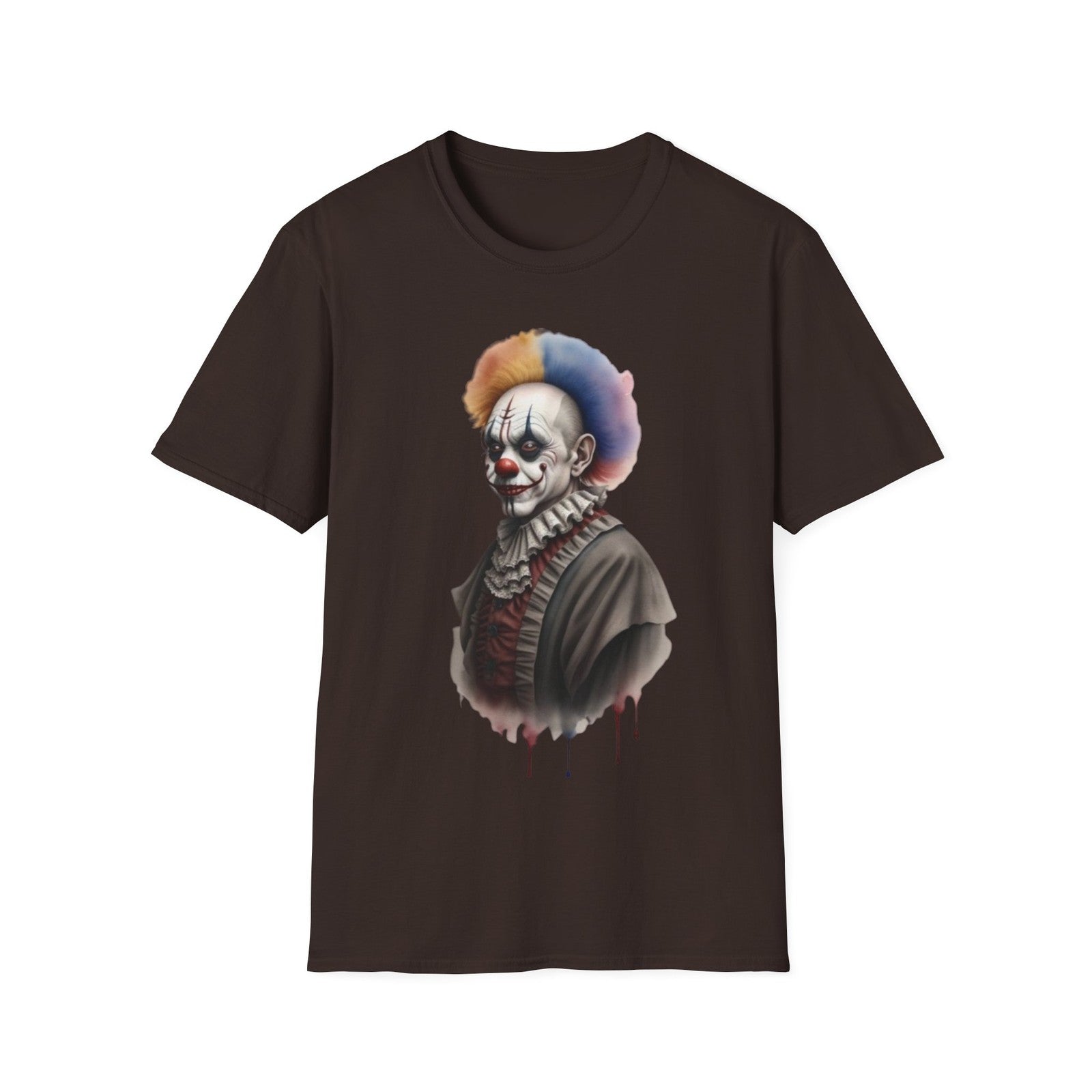Scary Clown Unisex T-Shirt, Halloween Tee, Creepy Circus Shirt, Horror T-Shirt