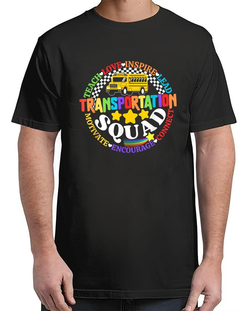Transportation Squad Back To School  for adult S-4XL
