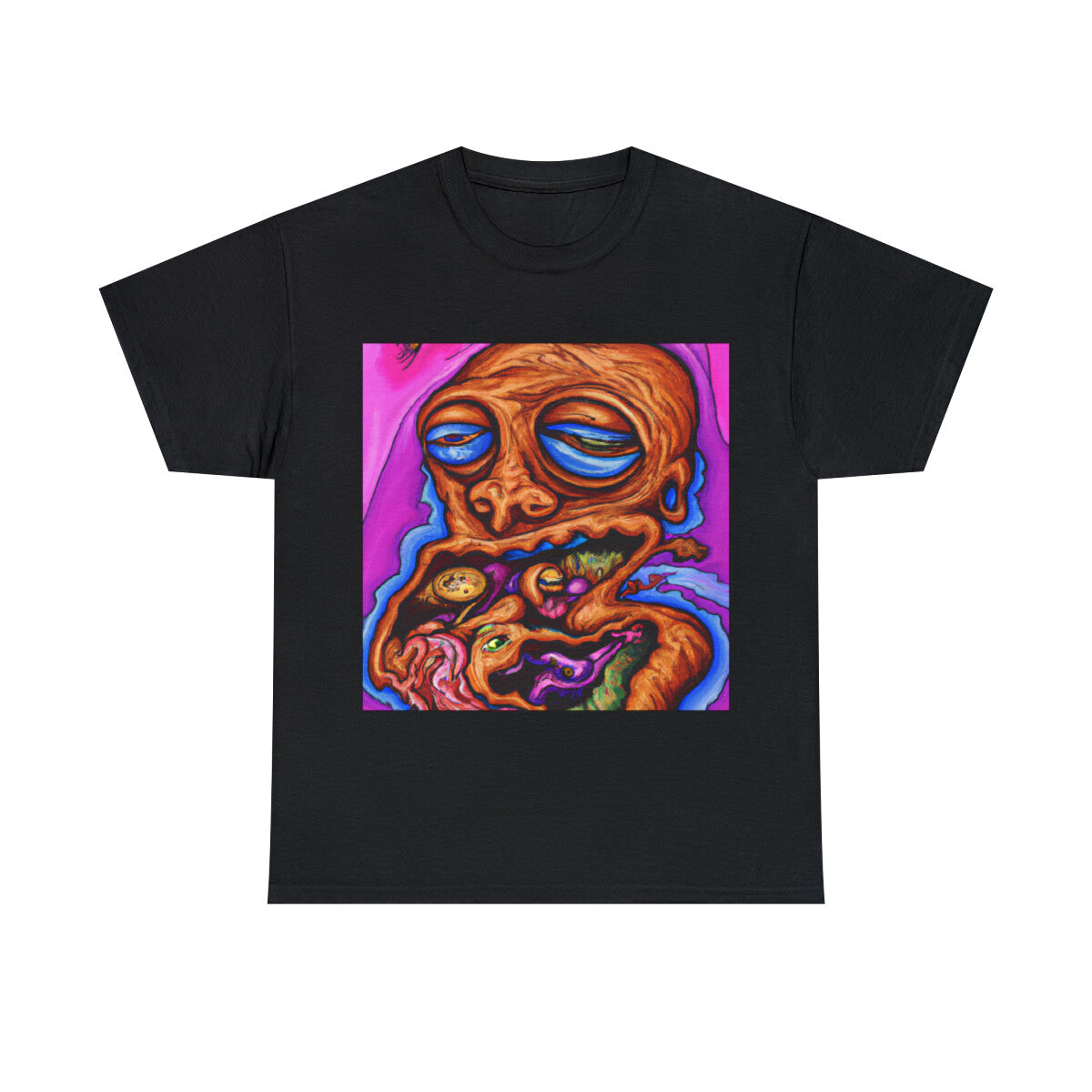Scary Dark Fantasy Horror T Shirt Halloween Death Metal Disturbed Streetwear Emo