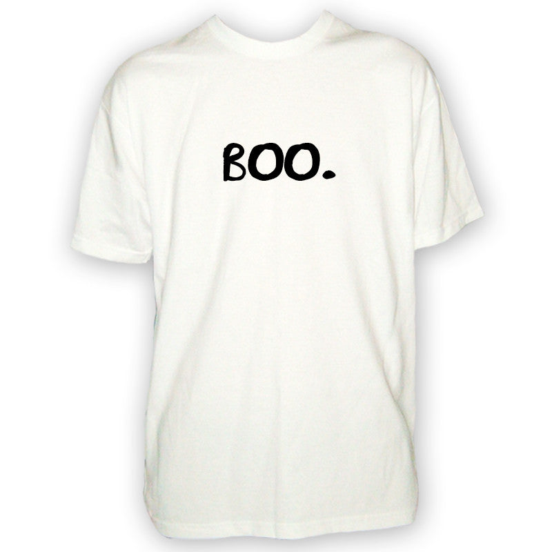 Mens Halloween Boo Tshirt - New Understated Ghost Trick Or Treat Costume T Shirt
