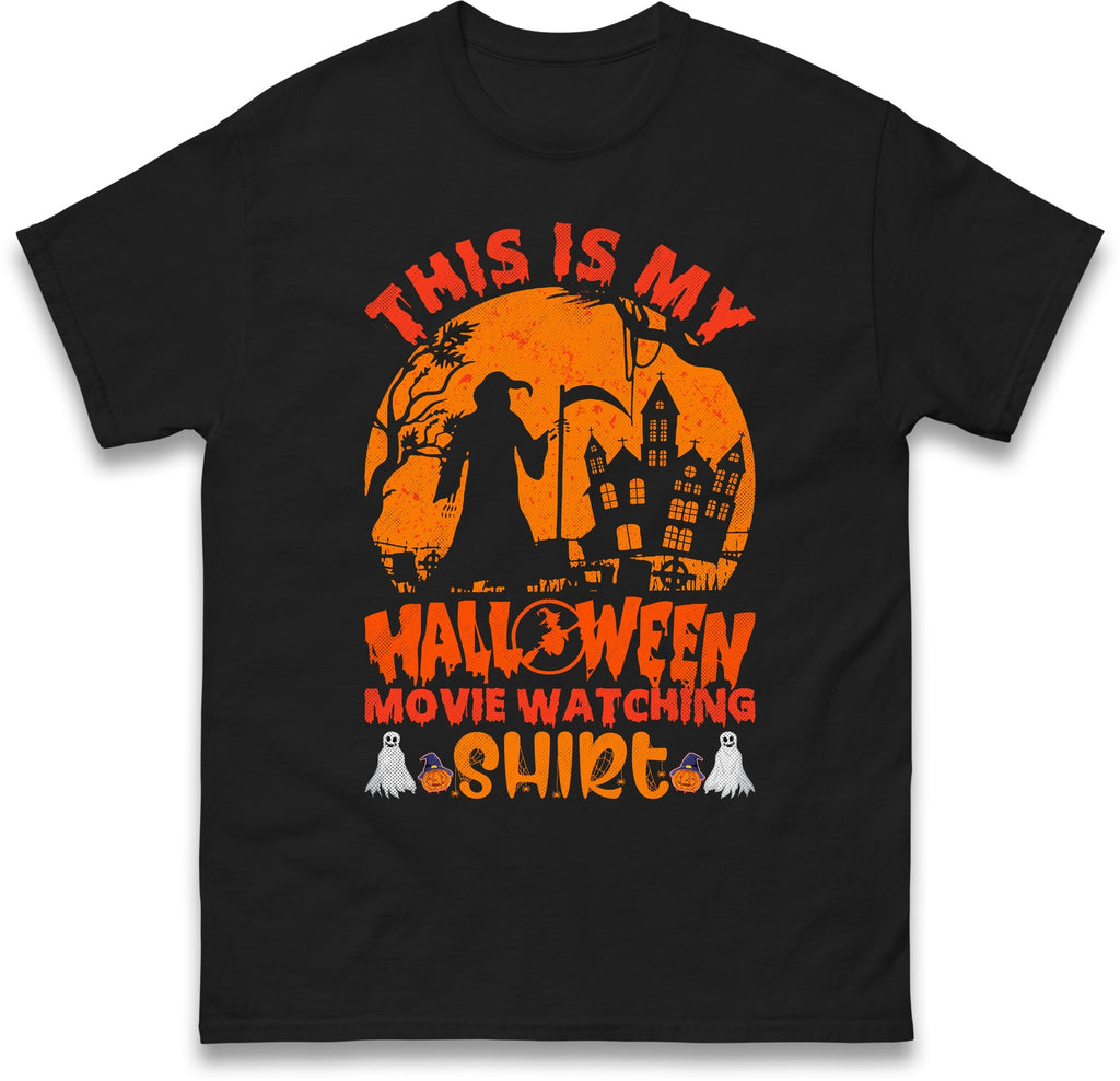 This is My Halloween Movie Watching Shirt,Halloween Horror Witch Character Gift