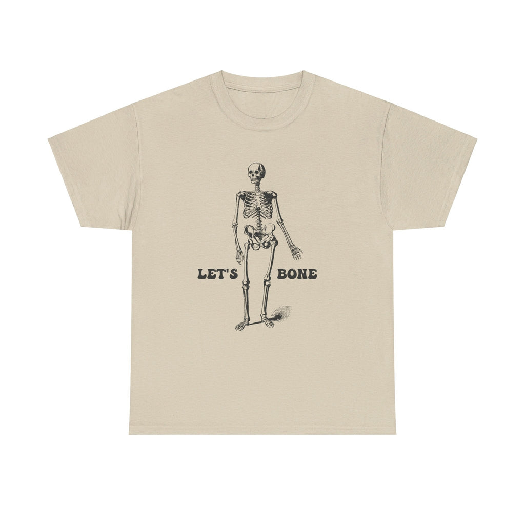 Let's Bone Halloween T shirt skul skeleton costume party trick or treat