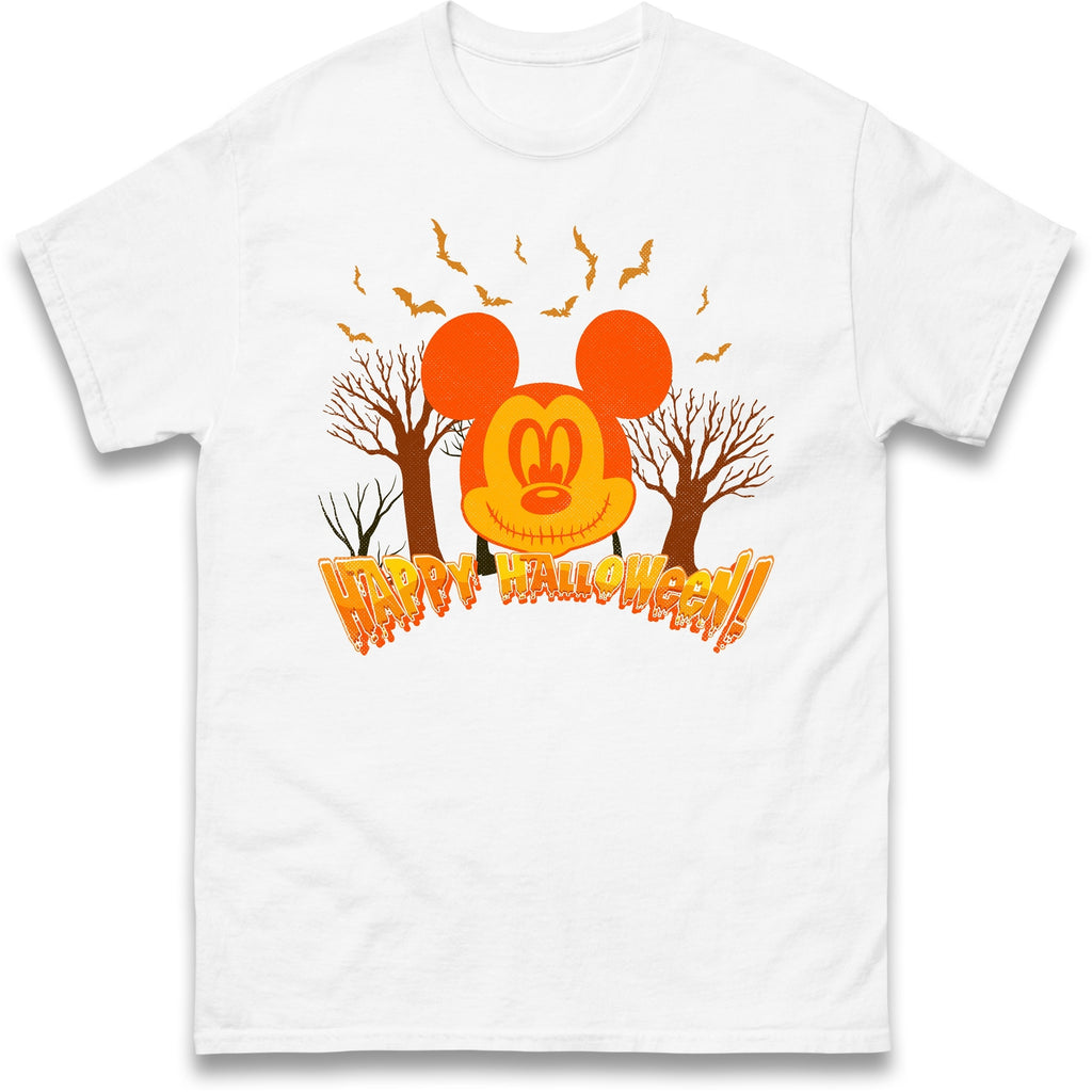 Happy Halloween Aesthetic Cartoon Design Tee,Halloween Night party Unisex Gift