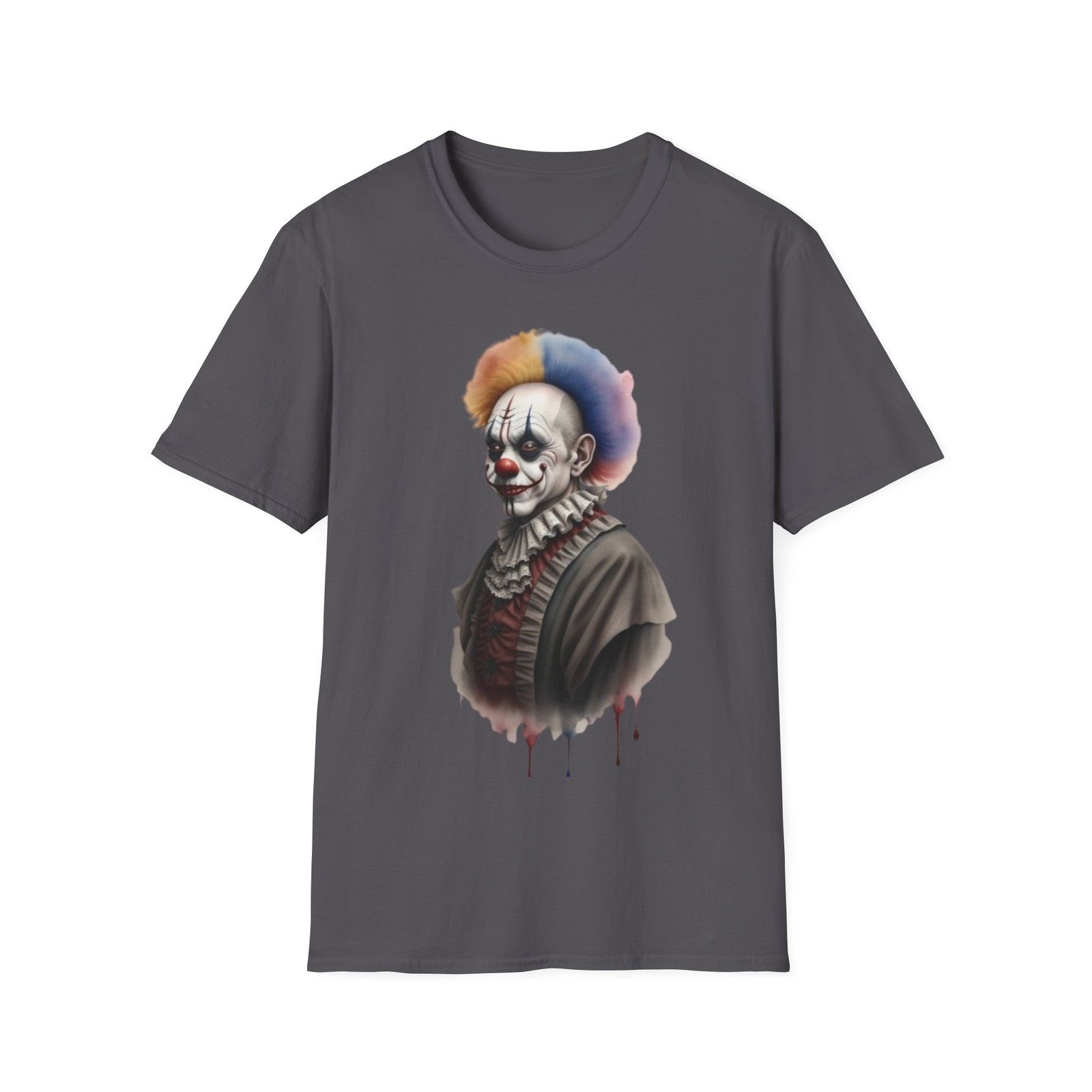 Scary Clown Unisex T-Shirt, Halloween Tee, Creepy Circus Shirt, Horror T-Shirt