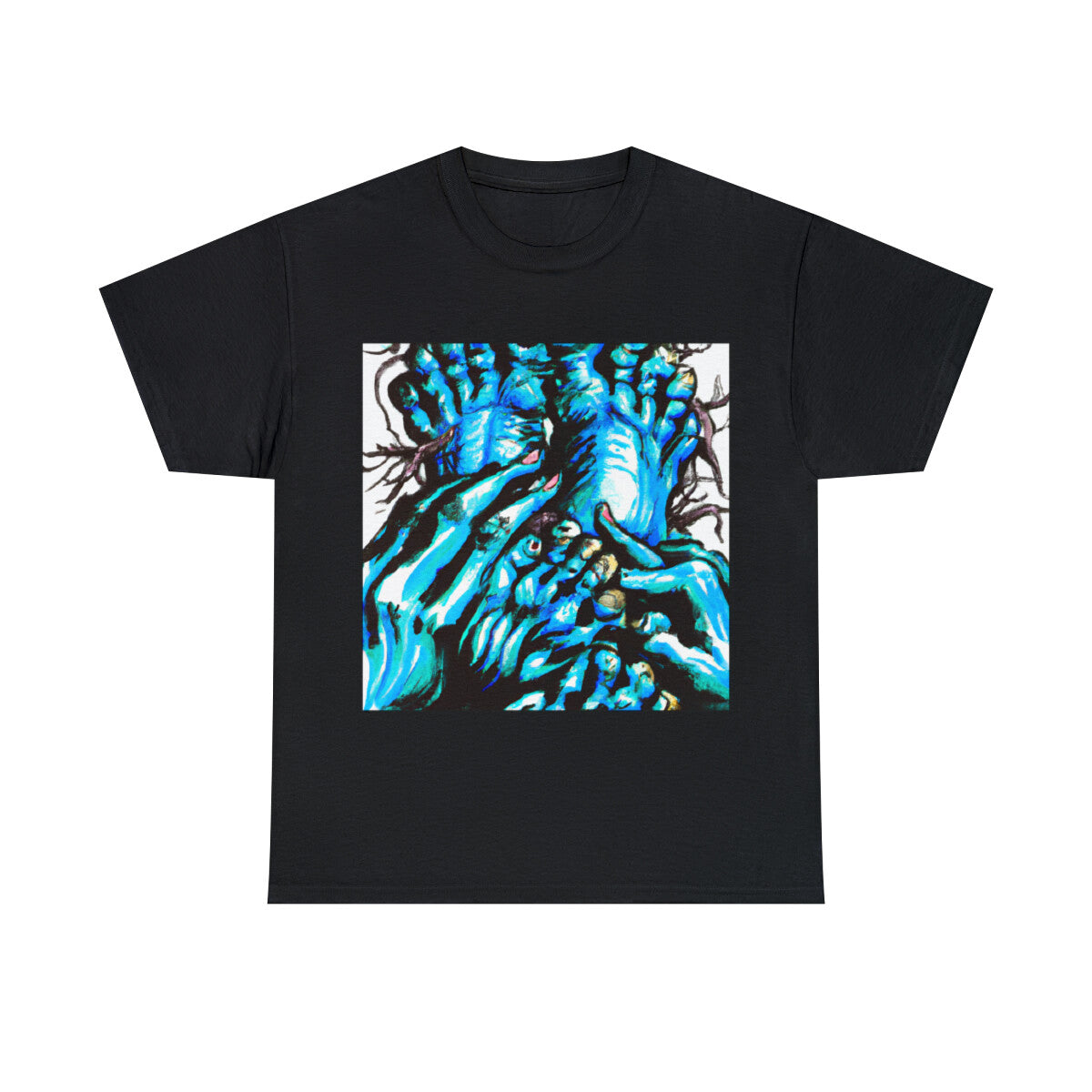 Scary Dark Fantasy Horror T Shirt Halloween Gross Feet Disturbed Streetwear Emo