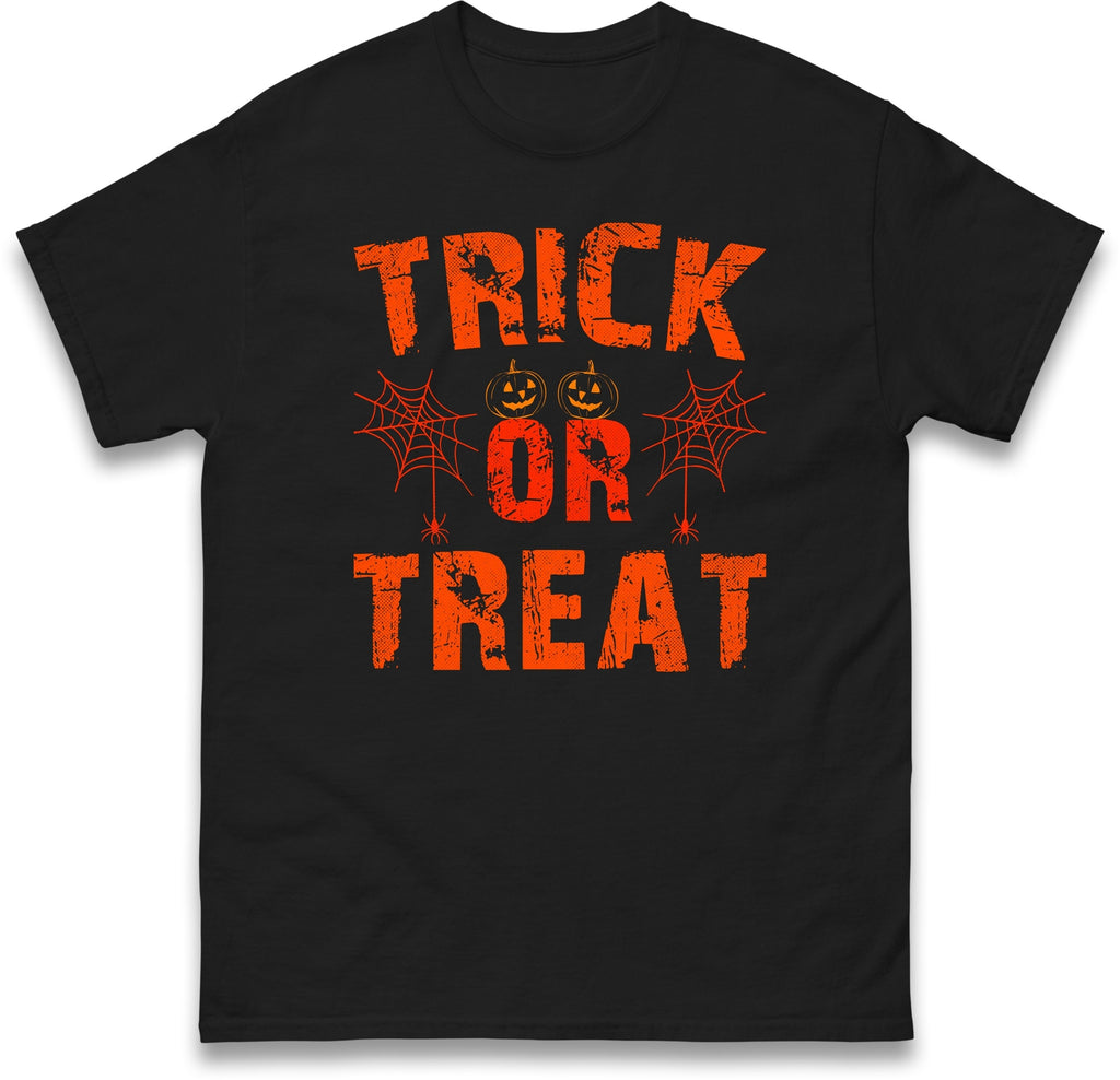 Halloween Trick or Treat With Spider T Shirt,Halloween Horror night Party Gift