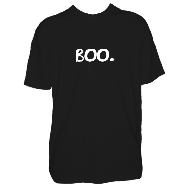 Mens Halloween Boo Tshirt - New Understated Ghost Trick Or Treat Costume T Shirt