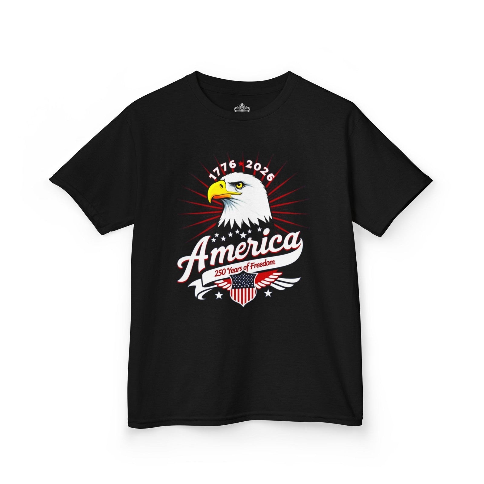 America Eagle Kids Tee, Patriotic Youth Shirt with Bald Eagle