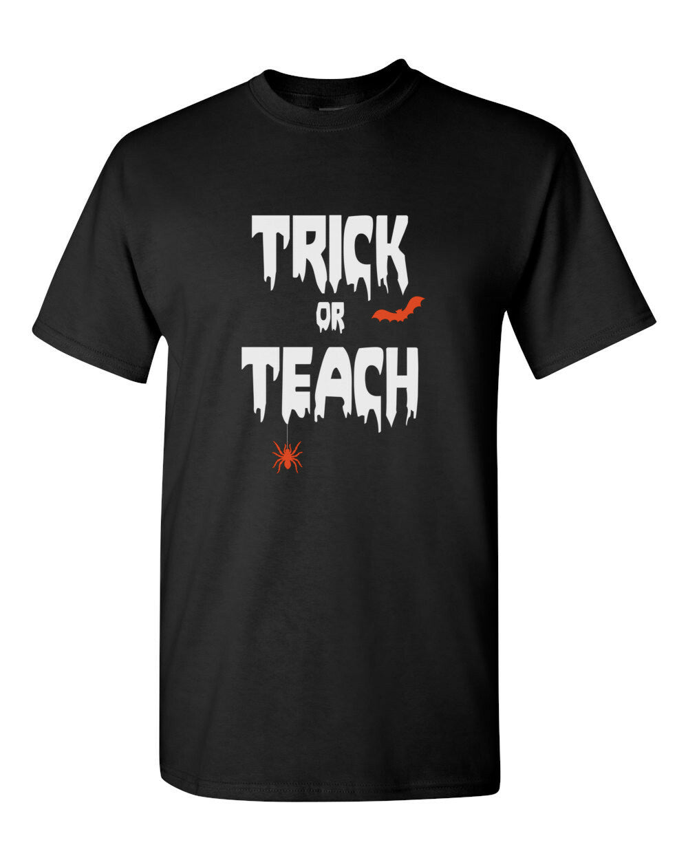 Trick or Teach T Shirt Cute Halloween Teacher Trick Or Treat Fall Witch T-Shirt