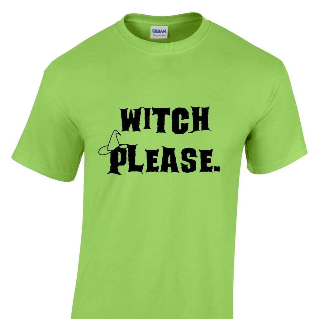 Mens Halloween Witch Please Tshirt - New Party Trick Or Treat Costume T Shirt