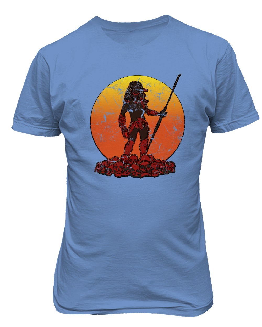 Predator Sunset Horror Scary Shirt Hunter Fall Halloween Men's T-Shirt