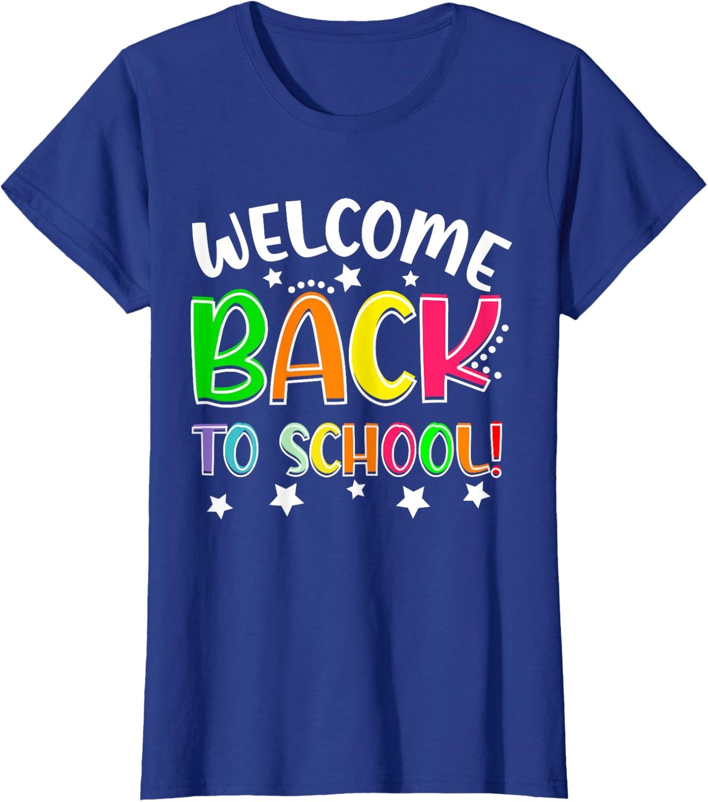 Welcome Back To School Happy First Day of School Ladies' Crewneck T-Shirt