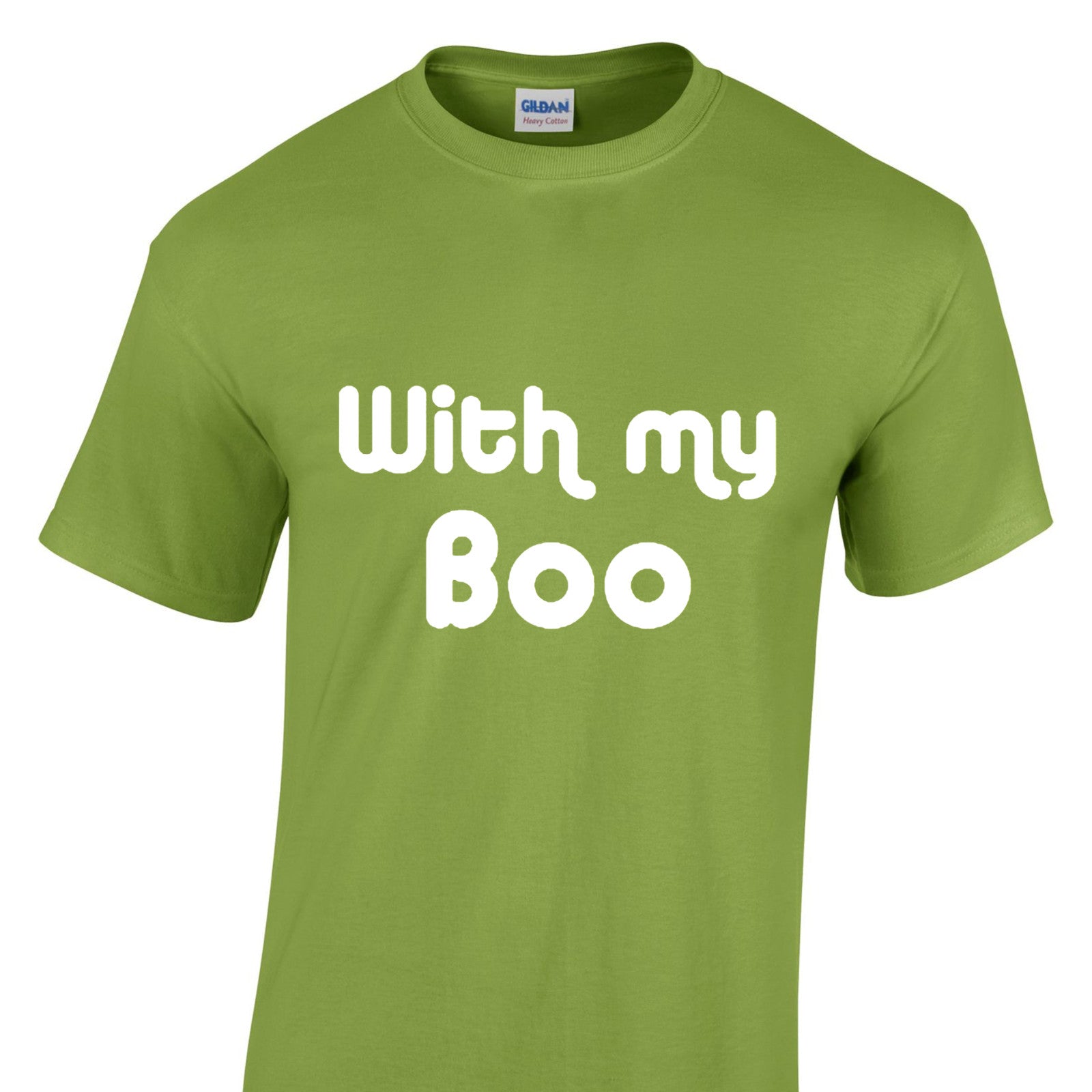 Mens Halloween Tshirt - With My Boo Party Night Trick Or Treat Costume T Shirt