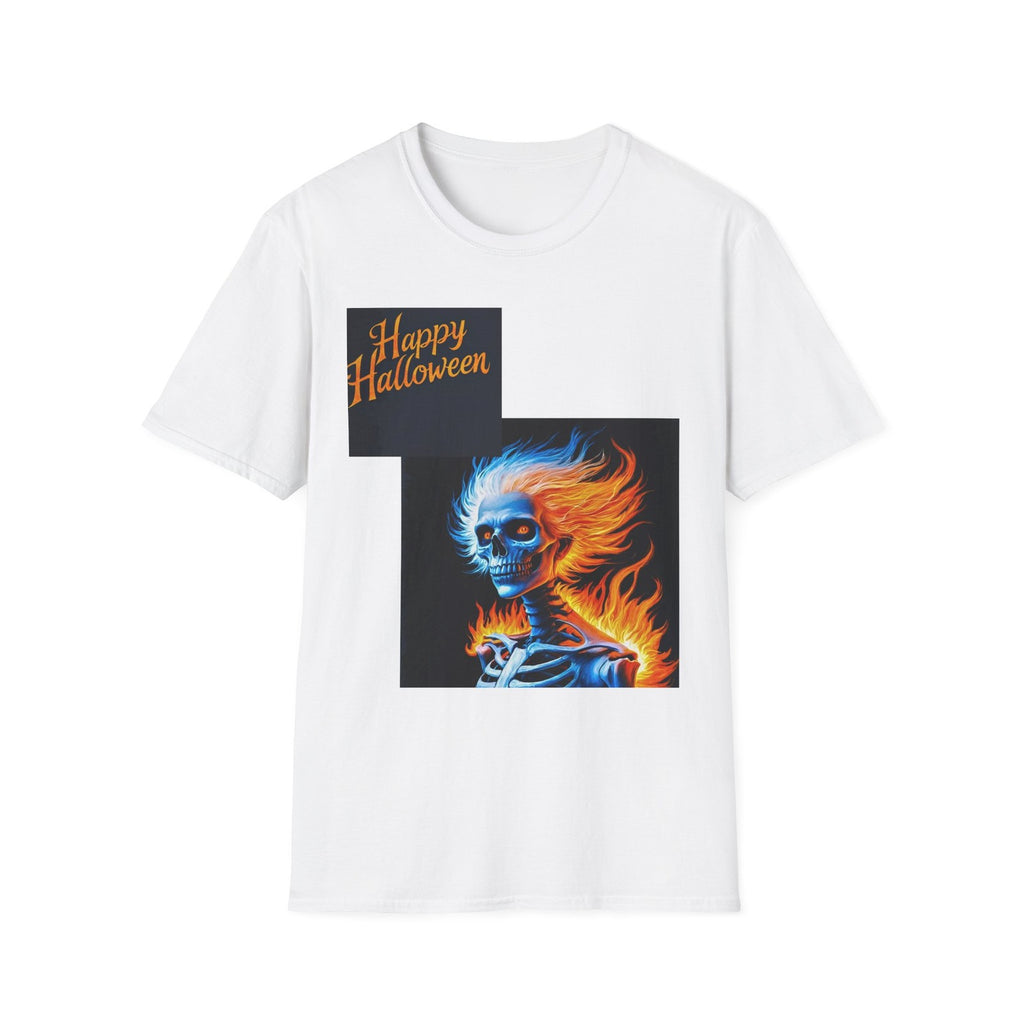 Happy Halloween Skull Face T-Shirt, scary  Halloween Shirts,  Shirt 