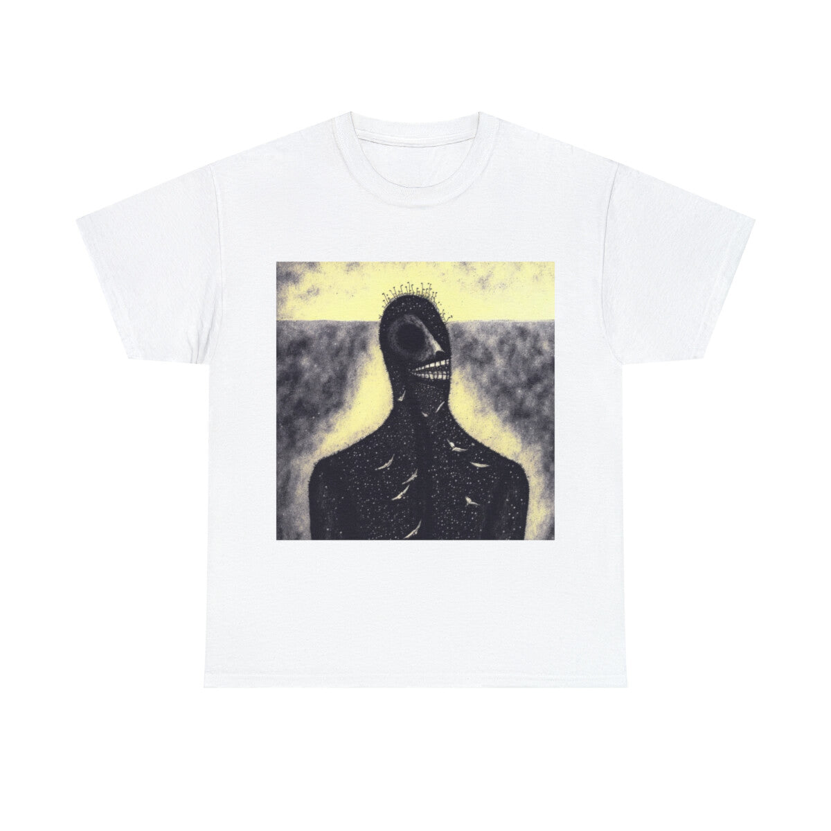 Scary Dark Fantasy Horror T Shirt Death Metal Disturbed Streetwear Emo Retro
