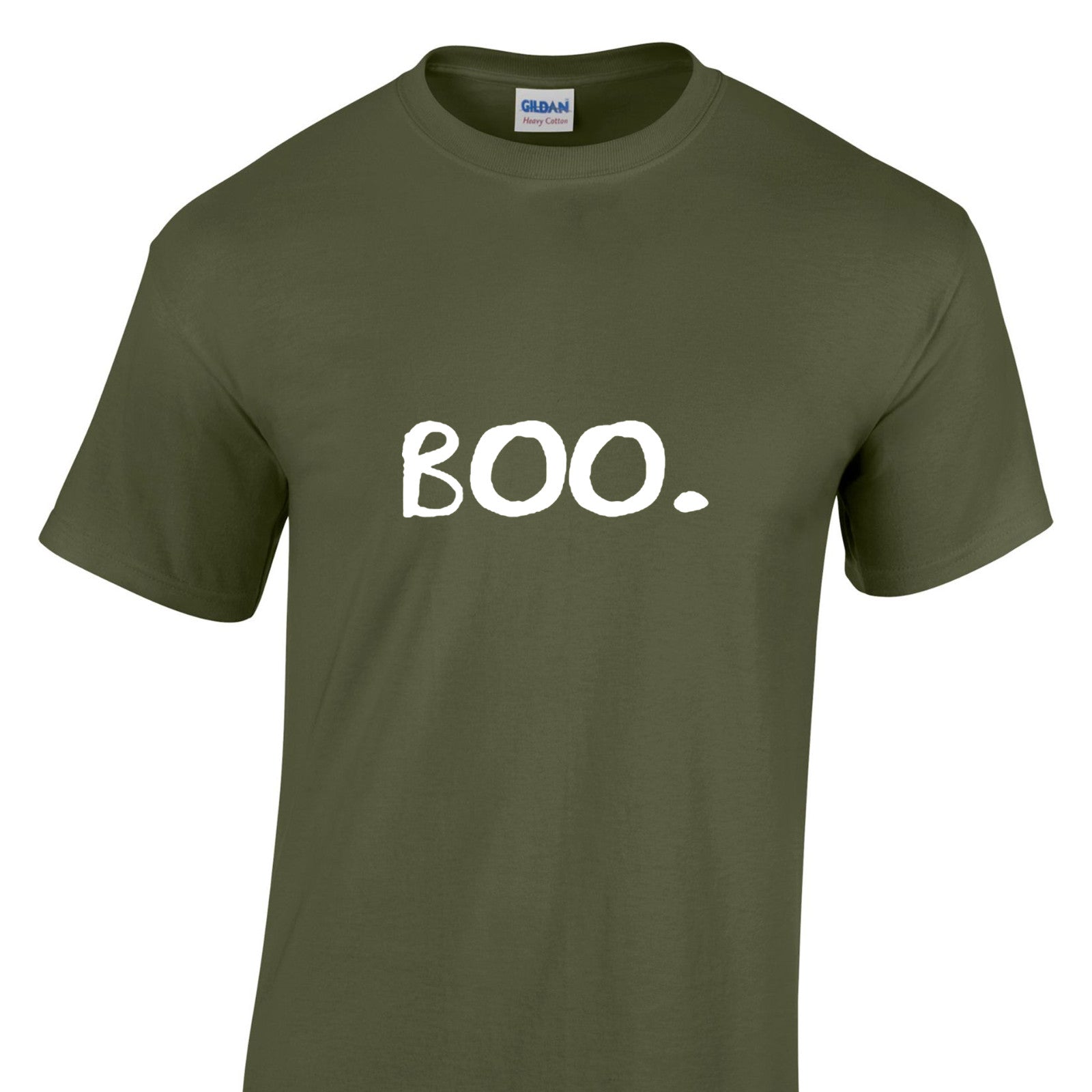 Mens Halloween Boo Tshirt - New Understated Ghost Trick Or Treat Costume T Shirt