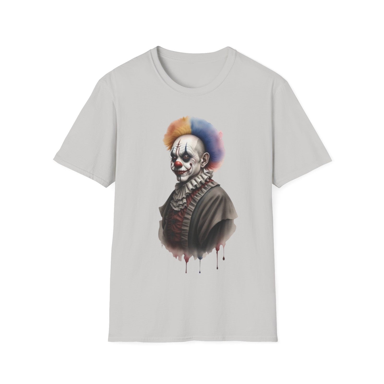 Scary Clown Unisex T-Shirt, Halloween Tee, Creepy Circus Shirt, Horror T-Shirt