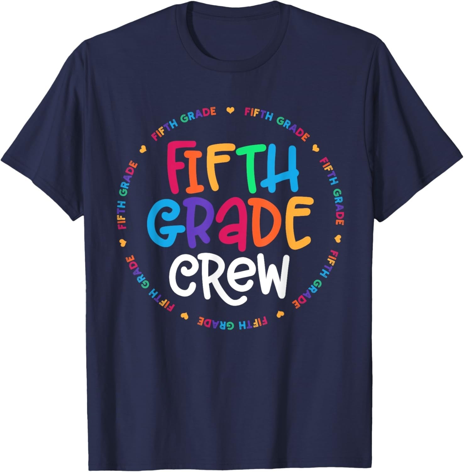 Fifth Grade Crew tshirt 5th Grade Back To School Teacher T-Shirt Hoodie
