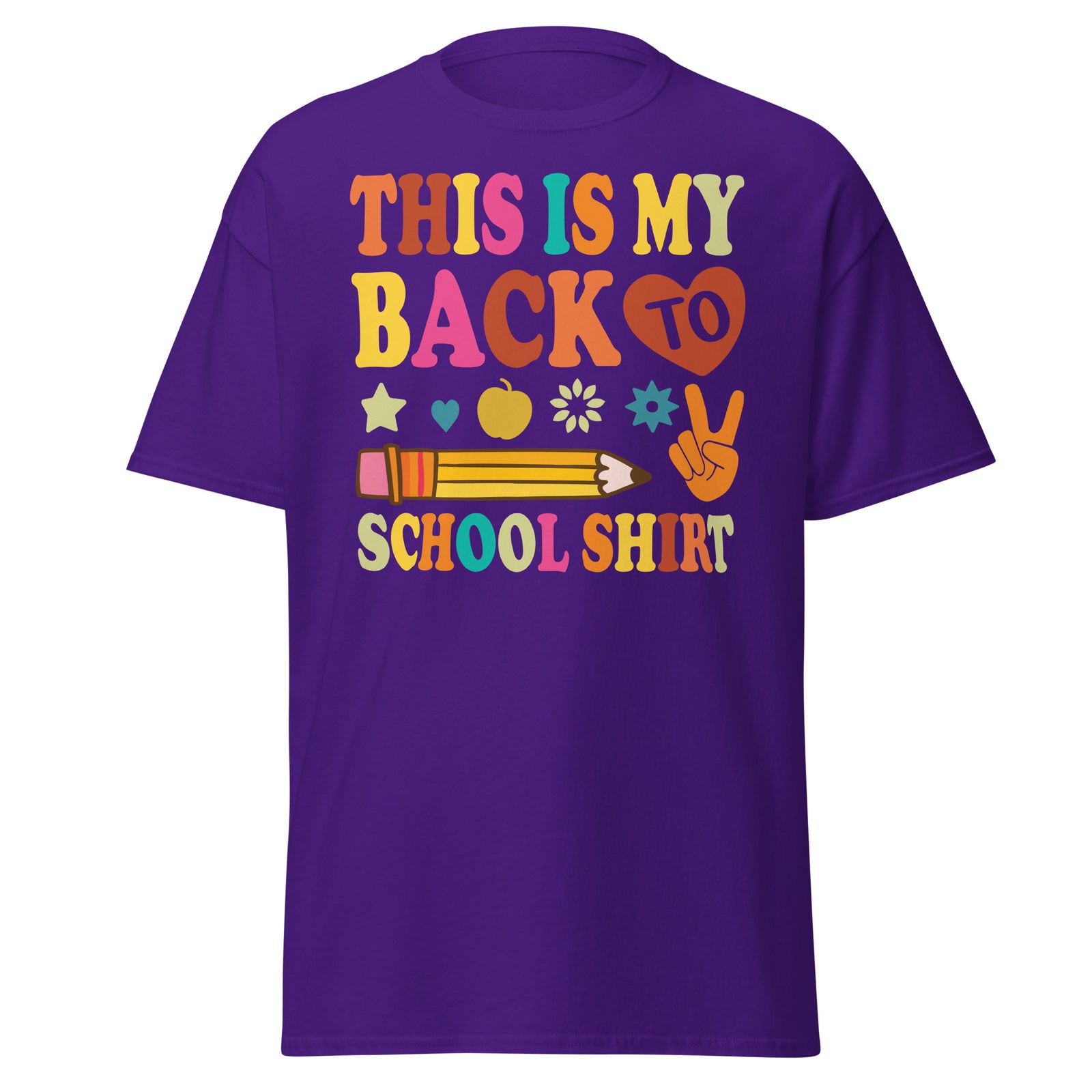 This is My Back to School Shirt Classic Tee