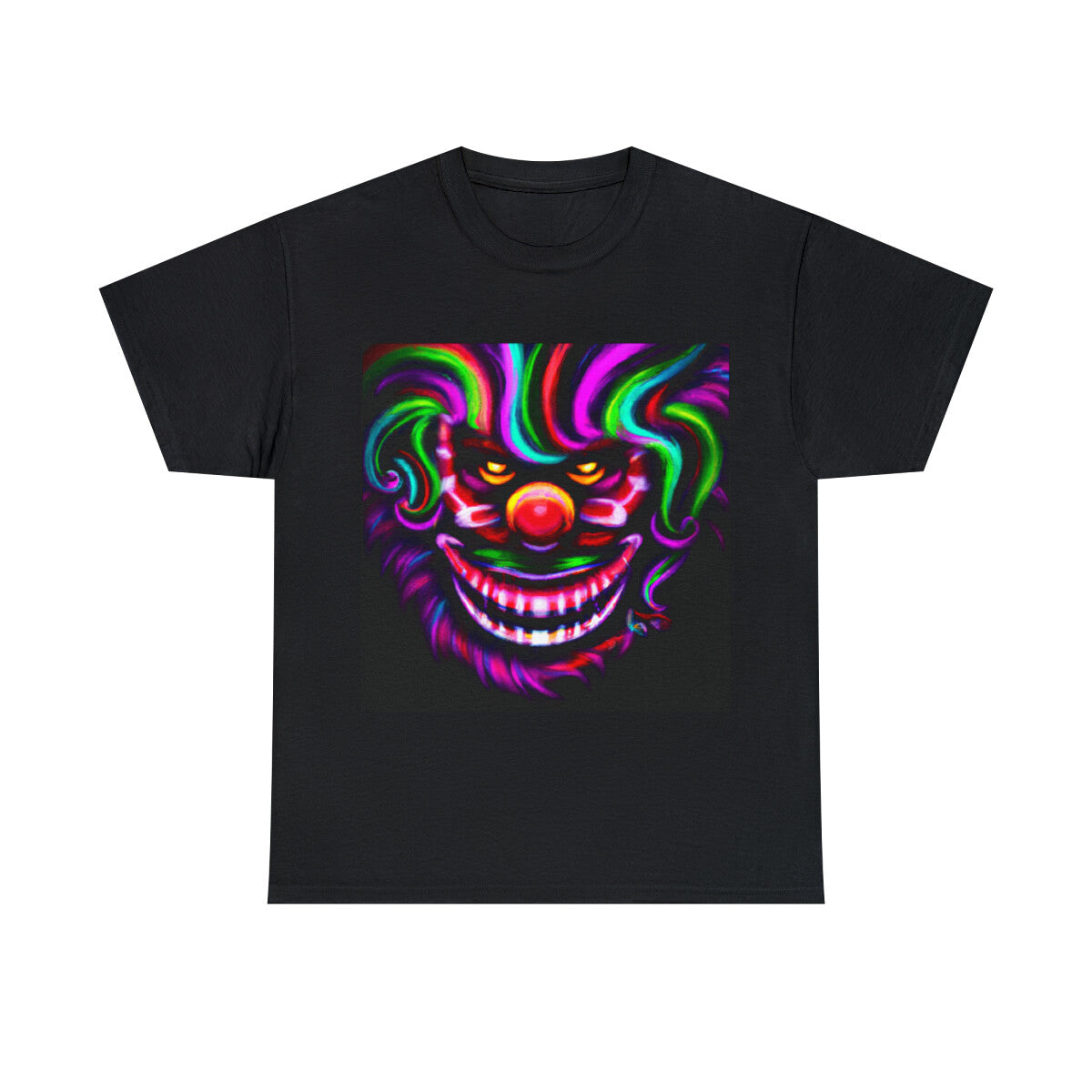 Halloween Evil Clown T Shirt Art Tee Unisex Adult Horror Scary Trick or Treat