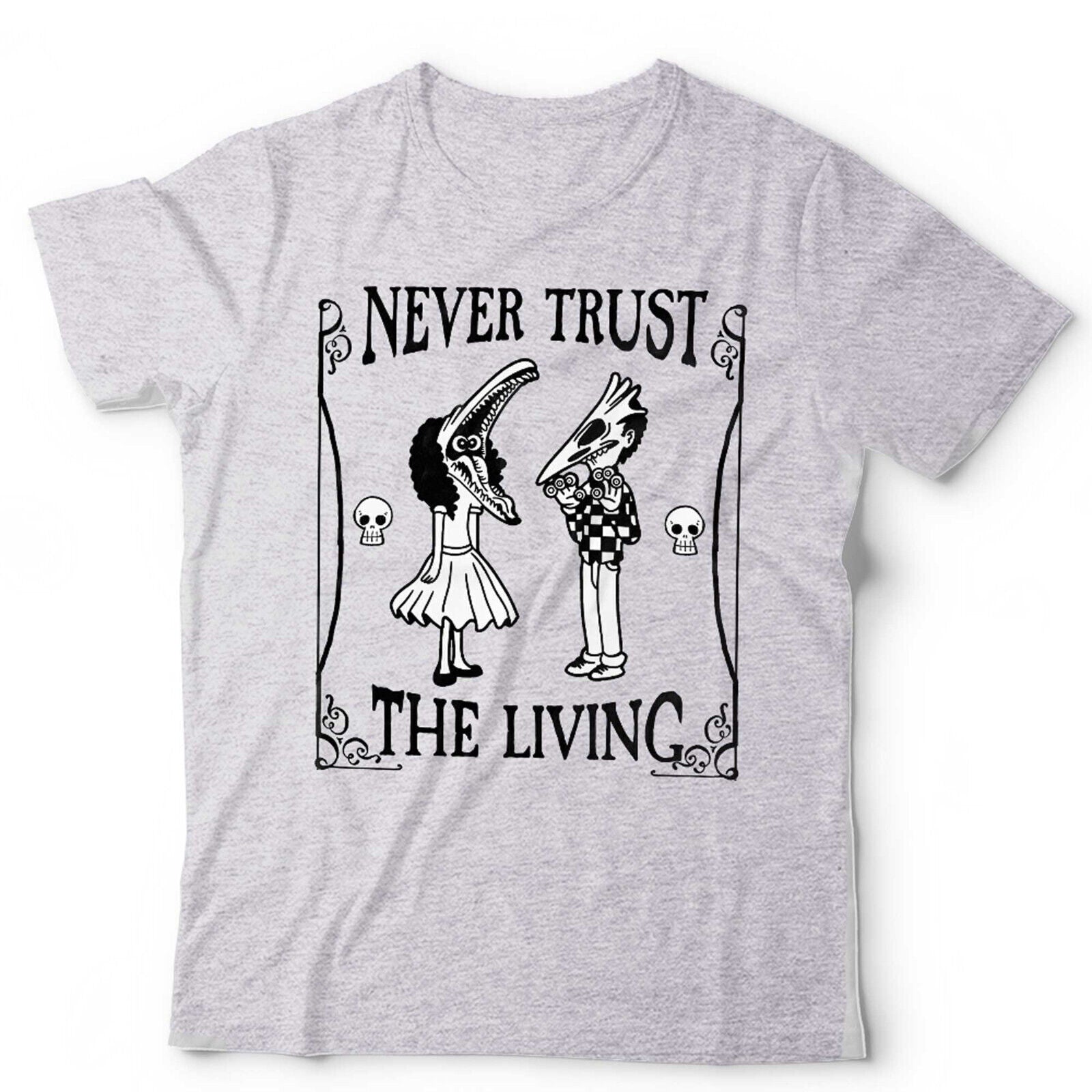 Beetlejuice TShirt Never Trust The LivingUnisex & Kids Halloween Horror Retro